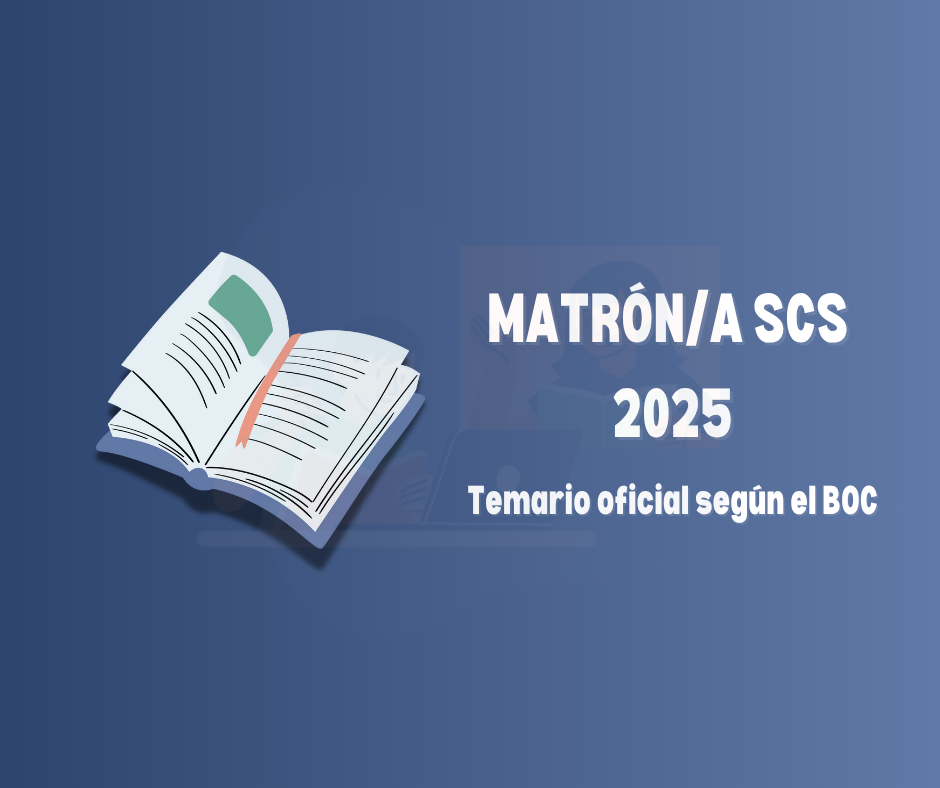 Temario oficial, plazas y examen de la OPE SCS 2025 para la categoría Matrón/a del Servicio Canario de la Salud.